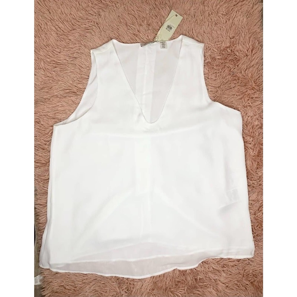 Dockers white sleeveless Top